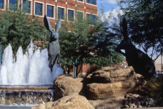 Jackrabbit Fountain - Centerpoint, 680 S. Mill Ave.