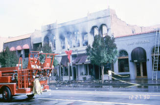Fire at Chipman Petersen Building, 415 S. Mill Ave.
