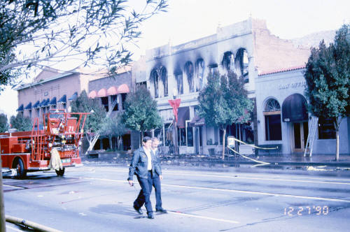 Fire at Chipman Petersen Building, 415 S. Mill Ave.