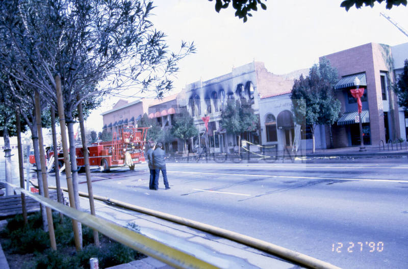 Fire at Chipman Petersen Building, 415 S. Mill Ave.