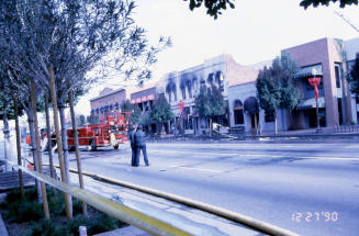 Fire at Chipman Petersen Building, 415 S. Mill Ave.