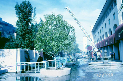 Fire at Chipman Petersen Building, 415 S. Mill Ave.
