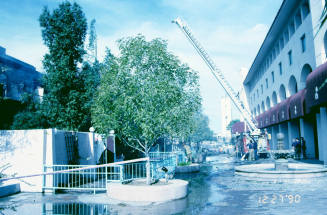 Fire at Chipman Petersen Building, 415 S. Mill Ave.