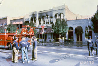 Fire at Chipman Petersen Building, 415 S. Mill Ave.