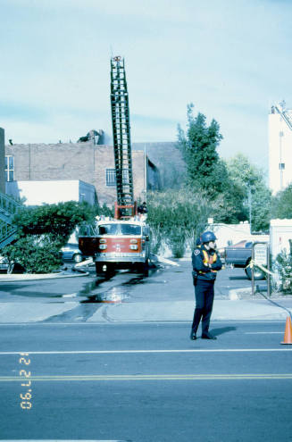 Fire at Chipman Petersen Building, 415 S. Mill Ave.
