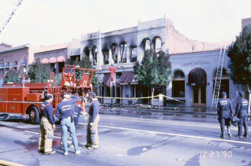 Fire at Chipman Petersen Building, 415 S. Mill Ave.