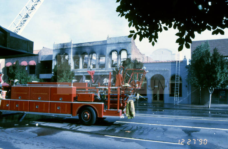 Fire at Chipman Petersen Building, 415 S. Mill Ave.