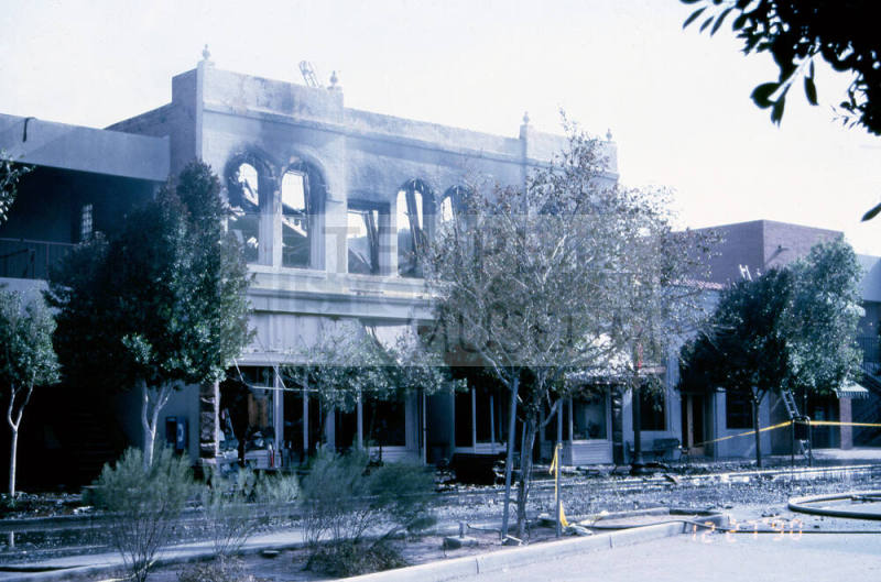 Fire at Chipman Petersen Building, 415 S. Mill Ave.
