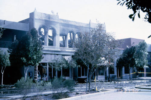 Fire at Chipman Petersen Building, 415 S. Mill Ave.