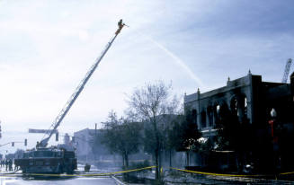 Fire at Chipman Petersen Building, 415 S. Mill Ave.