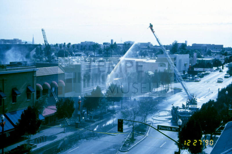 Fire at Chipman Petersen Building, 415 S. Mill Ave.