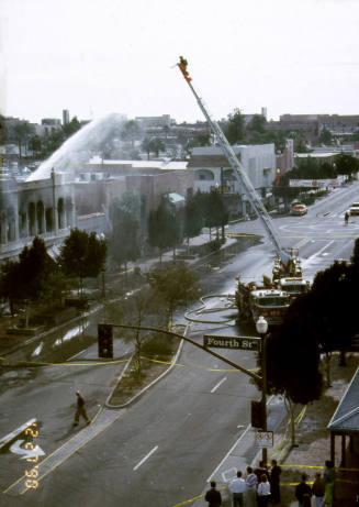 Fire at Chipman Petersen Building, 415 S. Mill Ave.