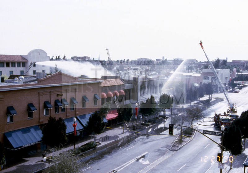 Fire at Chipman Petersen Building, 415 S. Mill Ave.