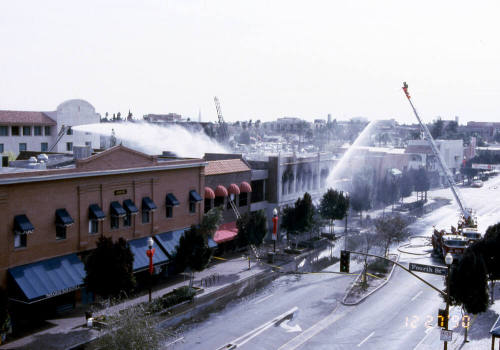 Fire at Chipman Petersen Building, 415 S. Mill Ave.