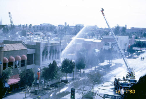 Fire at Chipman Petersen Building, 415 S. Mill Ave.