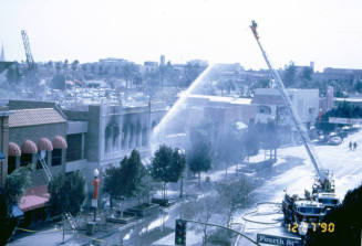 Fire at Chipman Petersen Building, 415 S. Mill Ave.