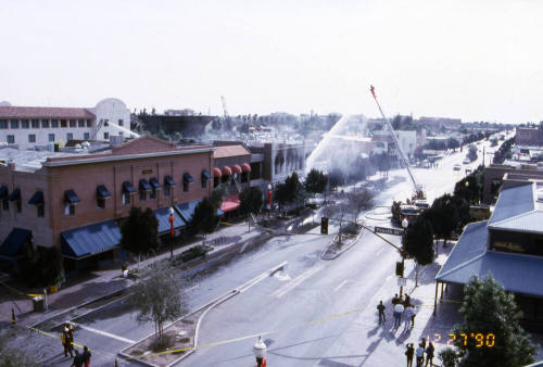 Fire at Chipman Petersen Building, 415 S. Mill Ave.