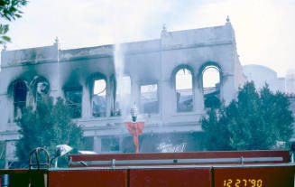 Fire at Chipman Petersen Building, 415 S. Mill Ave.