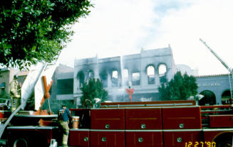 Fire at Chipman Petersen Building, 415 S. Mill Ave.