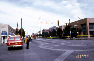 Fire at Chipman Petersen Building, 415 S. Mill Ave.