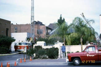 Fire at Chipman Petersen Building, 415 S. Mill Ave.