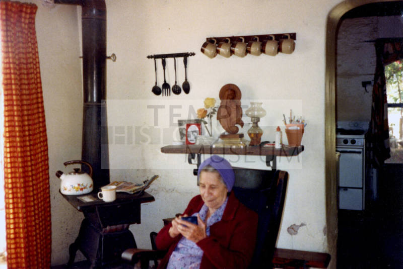 Irene Rodriguez at the Elias-Rodriguez House