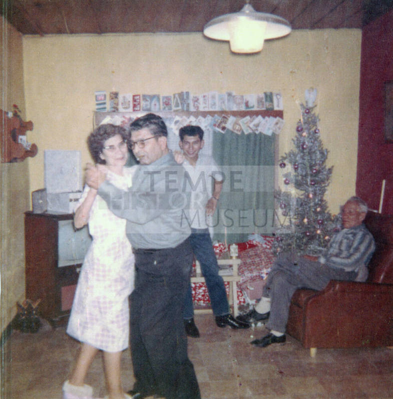 Christmas at the elias-Rodriguez house with Irene and Ray Rodriguez
