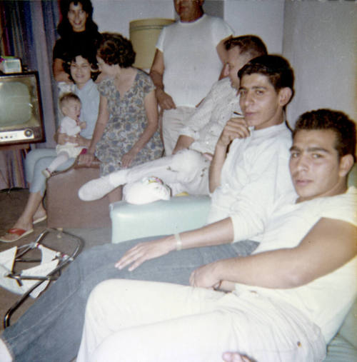 Ronnie and Reg Rodriguez at the Elias-Rodriguez House