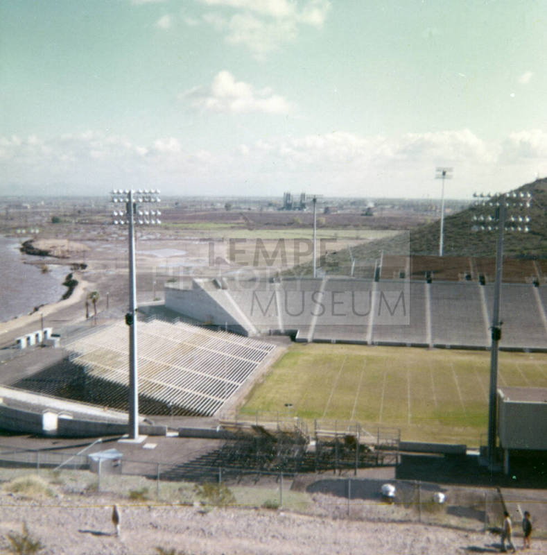 ASU stadium from the top of "A" Mountain
