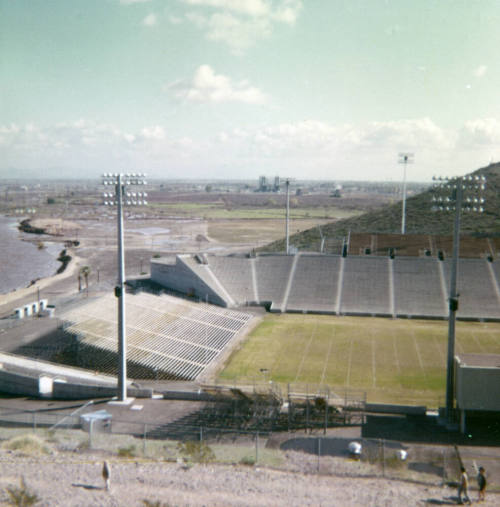 ASU stadium from the top of "A" Mountain