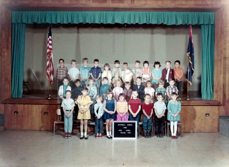 Mitchell School, Mrs. Ackel's kindergarten class