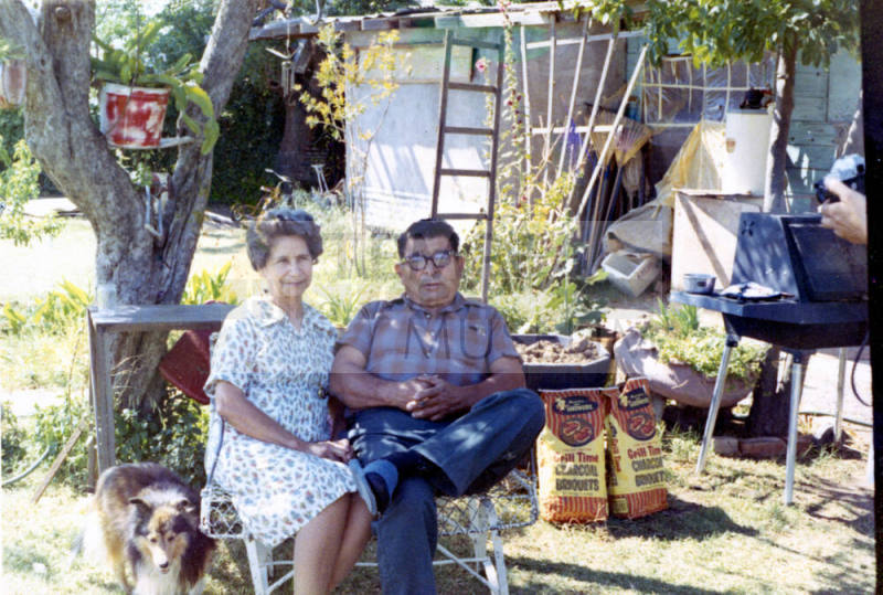 Irene and Ray Rodriguez at Elias-Rodriguez house