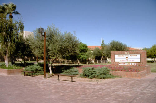 Mercado del Rio, 222 S. Mill Ave. and America West building.