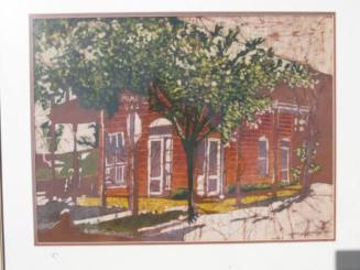 Hackett House Monoprint