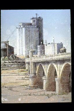 Portrait of the Mill Avenue Bridge