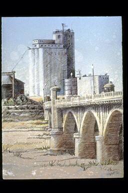 Portrait of the Mill Avenue Bridge