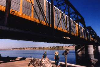 Watching the Train, Tempe Beach Park, September 2000