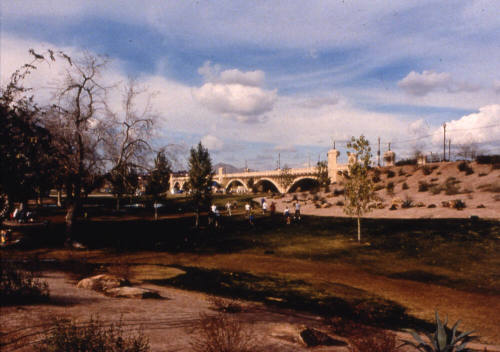 Tempe Beach Park Landscape, January 2001