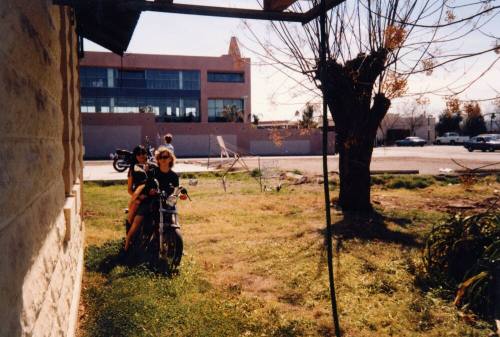 Two People on a Motorcycle