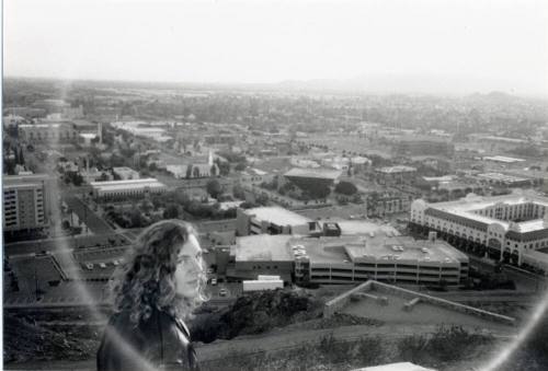 Mojo Farmers  Member, Bruce Sowards, Looks South from A Mountain/Hayden Butte