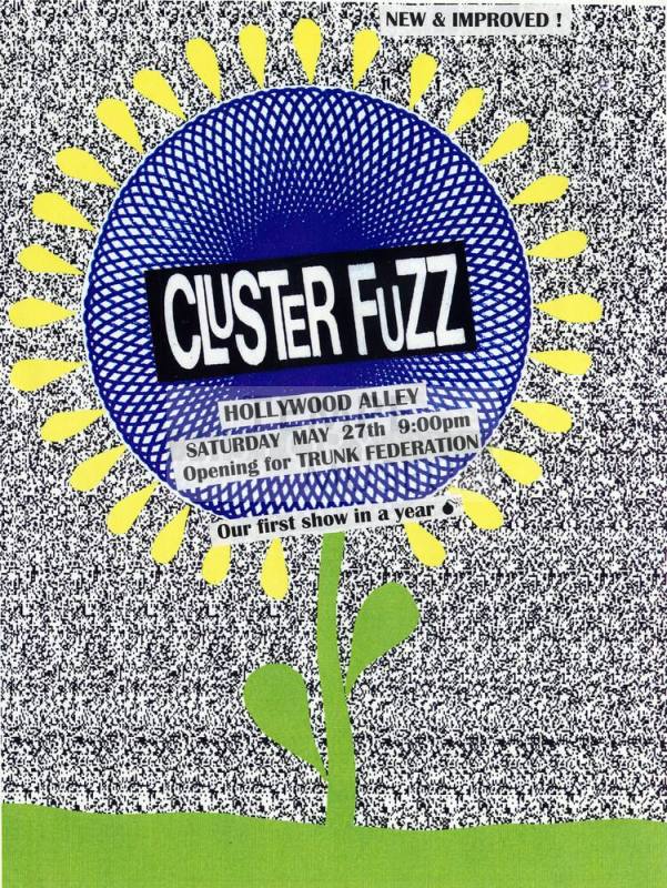 Poster for Cluster Fuzz at Hollywood Alley
