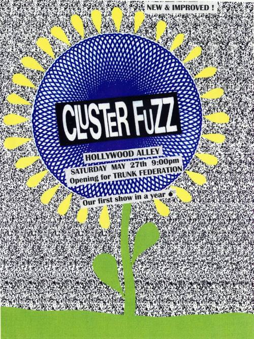 Poster for Cluster Fuzz at Hollywood Alley