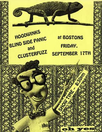 Poster for bands at Bostons