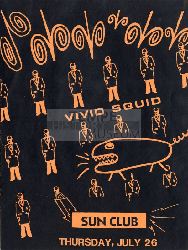Vivid Squid at Sun Club poster
