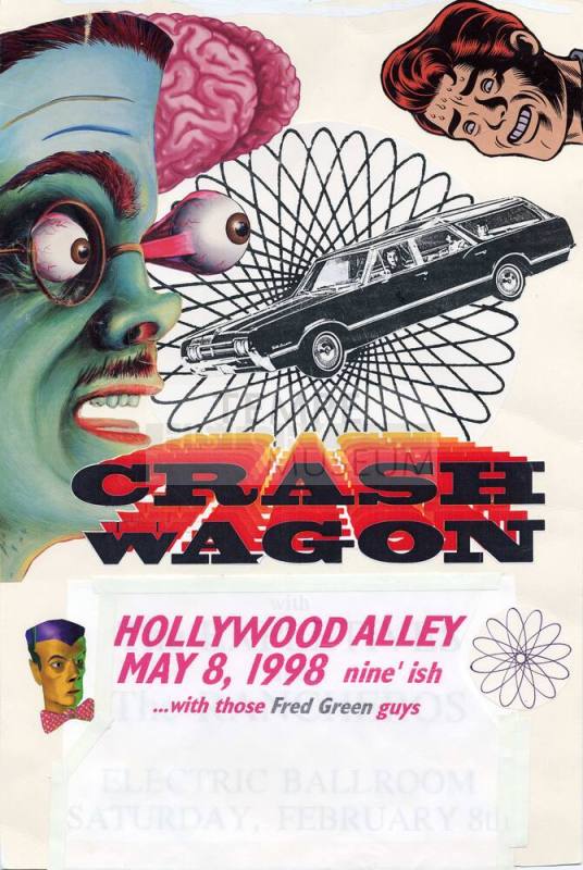 Crash Wagon at Hollywood Alley poster