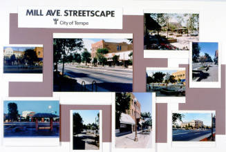 Mill Ave. Streetscape presentation board