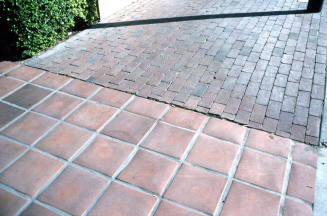 Mill Ave. Streetscape - tile pavements