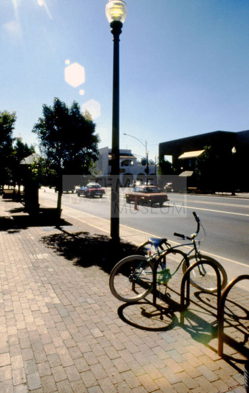 Mill Ave. Streetscape - bike rack