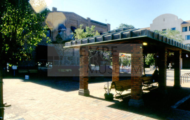 Mill Ave. Streetscape - covered seating