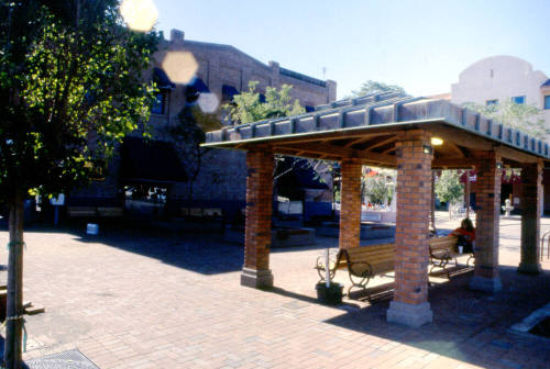 Mill Ave. Streetscape - covered seating